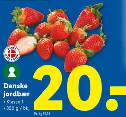 Lidl Danske jordbær tilbud