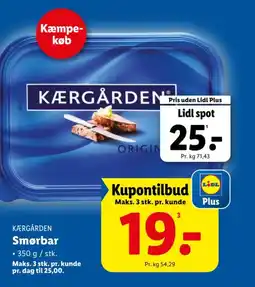 Lidl KÆRGÅRDEN Smørbar tilbud