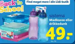 Lidl Sistema Madkasse eller drikkedunk tilbud