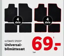 Lidl ULTIMATE SPEED® Universal- bilmåttesæt tilbud