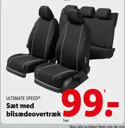 Lidl ULTIMATE SPEED® Sæt med bilsædeovertræk tilbud