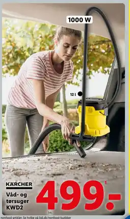 Lidl KARCHER Våd- og tørsuger KWD2 tilbud