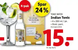 Lidl TONIC WATER Indian Tonic tilbud