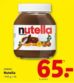 Lidl FERRERO Nutella tilbud