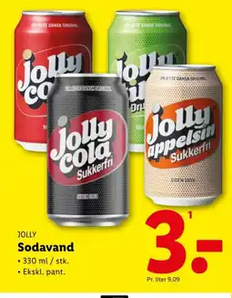 Lidl JOLLY Sodavand tilbud