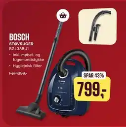 Skousen BOSCH STØVSUGER BGL38BU1, DKK 799 tilbud