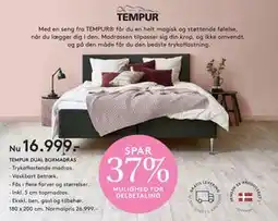 SENG TEMPUR DUAL BOXMADRAS, DKK 16999 tilbud