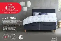SENG JENSEN J4 DREAM ELEVATIONSSENG, DKK 28705 tilbud