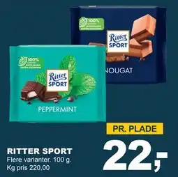 Let-Køb RITTER SPORT, DKK 22 tilbud