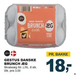 Let-Køb GESTUS DANSKE BRUNCH ÆG, DKK 18 tilbud