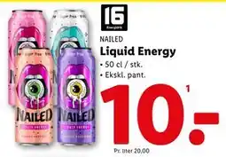 Lidl Liquid Energy, DKK 10 tilbud