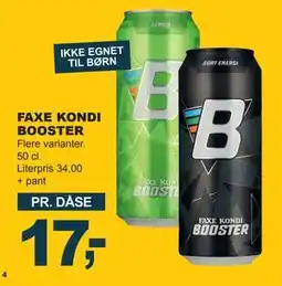 Let-Køb FAXE KONDI BOOSTER, DKK 17 tilbud