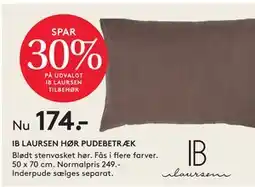 SENG IB LAURSEN HØR PUDEBETRÆK, DKK 174 tilbud