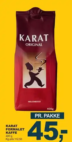 Let-Køb KARAT FORMALET KAFFE, DKK 45 tilbud