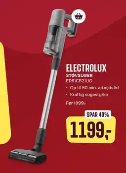 Skousen ELECTROLUX STØVSUGER EP61CB21UG, DKK 1199 tilbud
