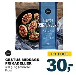Let-Køb GESTUS MIDDAGSFRIKADELLER, DKK 30 tilbud