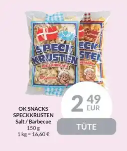 Nielsen's Discount OK SNACKS SPECKKRUSTEN Salt/Barbecue tilbud