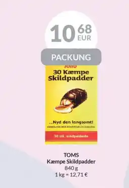 Nielsen's Discount TOMS Kæmpe Skildpadder tilbud