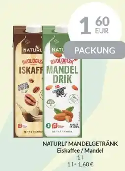 Nielsen's Discount NATURLI' MANDELGETRÄNK Eiskaffee / Mandel tilbud
