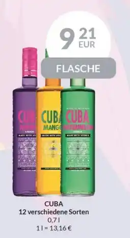 Nielsen's Discount CUBA 12 verschiedene Sorten tilbud