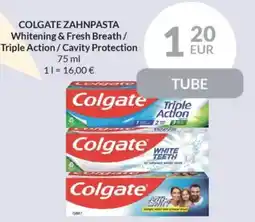 Nielsen's Discount COLGATE ZAHNPASTA Whitening & Fresh Breath/ Triple Action/Cavity Protection tilbud