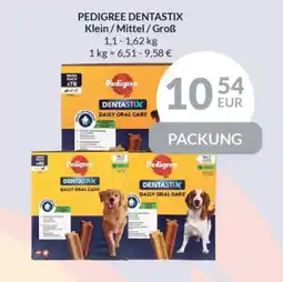 Nielsen's Discount PEDIGREE DENTASTIX Klein/Mittel / Groß tilbud