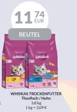 Nielsen's Discount WHISKAS TROCKENFUTTER Thunfisch / Huhn tilbud