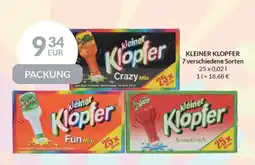 Nielsen's Discount KLEINER KLOPFER 7 verschiedene Sorten tilbud