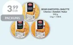 Nielsen's Discount BENIS KARTOFFEL-OMLETTE Chorizo / Zwiebel/Natur tilbud