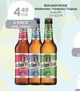 Nielsen's Discount BERLINER WEISSE Waldmeister/Himbeere / Original tilbud