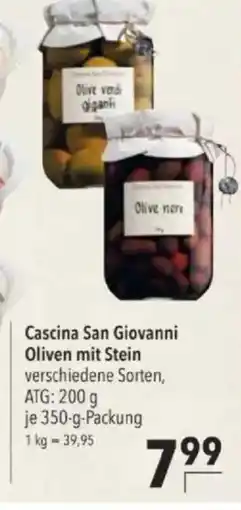 Citti Cascina San Giovanni Oliven mit Stein tilbud