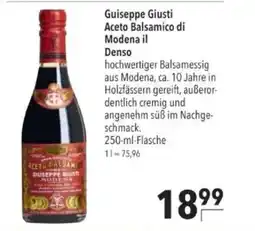 Citti Guiseppe Giusti Aceto Balsamico di Modena il Denso tilbud