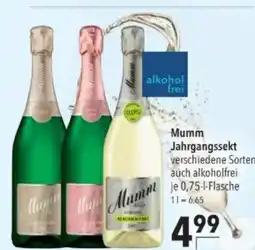 Citti Mumm Jahrgangssekt tilbud