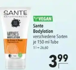 Citti VEGAN Sante Bodylotion tilbud