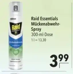 Citti Raid Essentials Mückenabwehr- Spray tilbud