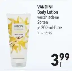 Citti VANDINI Body Lotion verschiedene tilbud