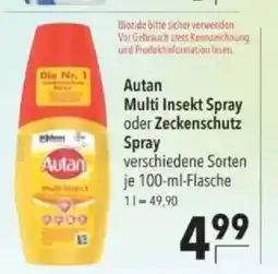 Citti Autan Multi Insekt Spray oder Zeckenschutz tilbud