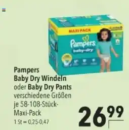 Citti Pampers Baby Dry Windeln oder Baby Dry Pants tilbud