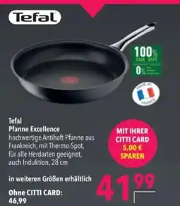 Citti Tefal Pfanne Excellence tilbud