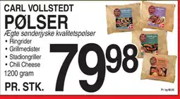 ABC Lavpris Carl Vollstedt Pølser tilbud