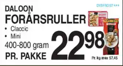 ABC Lavpris DALOON Forårsruller tilbud