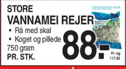 ABC Lavpris Store Vannamei rejer tilbud