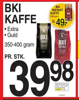 ABC Lavpris BKI Kaffe tilbud