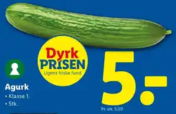 Lidl Agurk tilbud