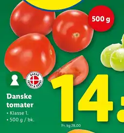 Lidl Danske tomater tilbud