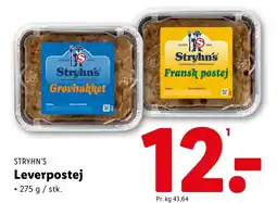 Lidl STRYHN'S Leverpostej tilbud