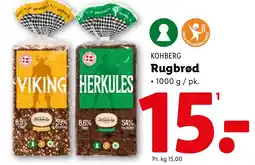 Lidl KOHBERG Rugbrød tilbud
