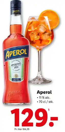 Lidl APEROL tilbud