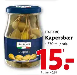 Lidl ITALIAMO Kapersbær tilbud
