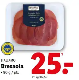 Lidl ITALIAMO Bresaola tilbud